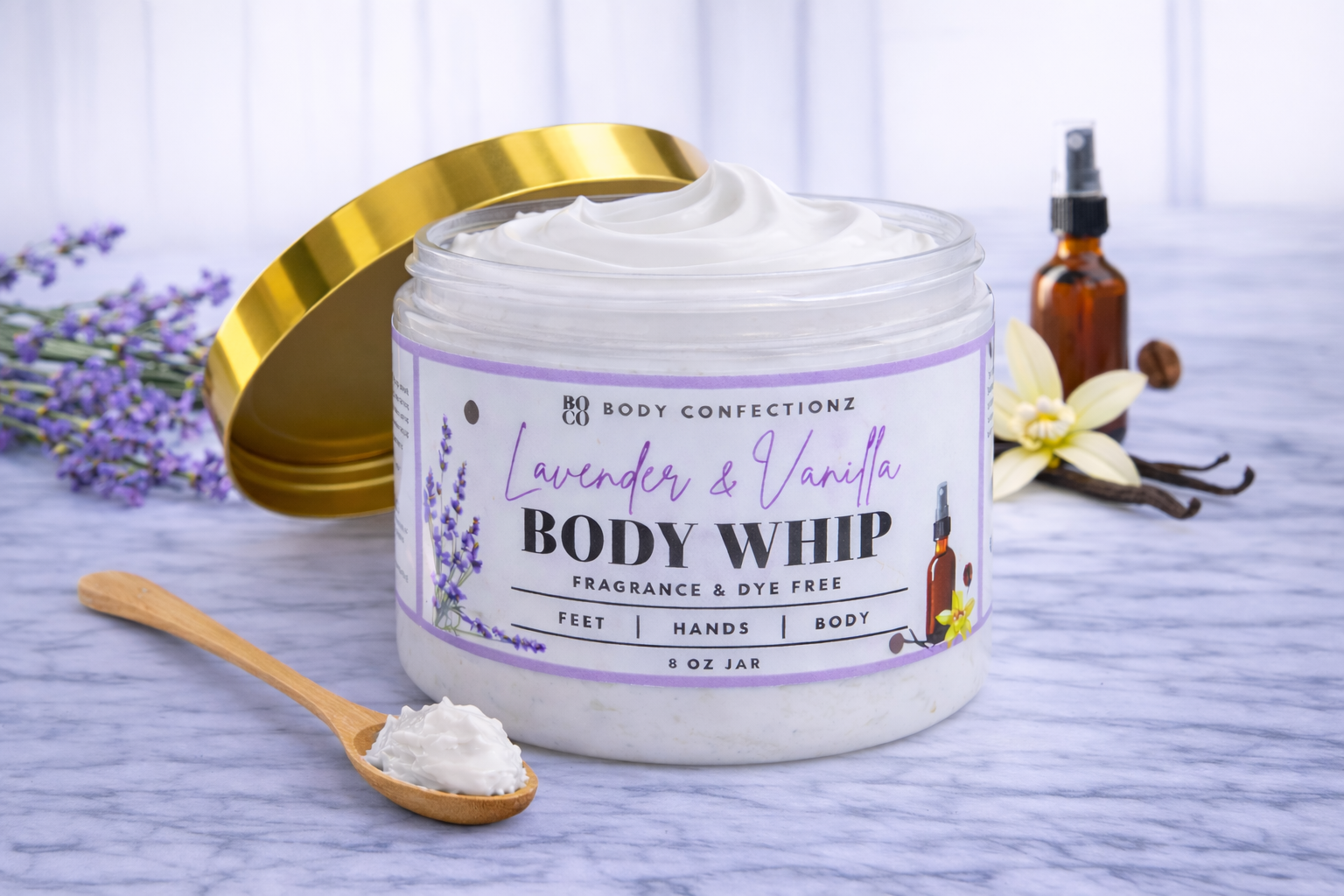 Lavender And Vanilla Body Whip