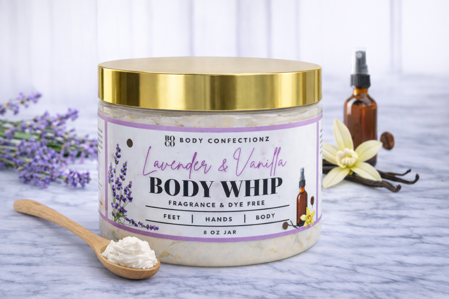 Lavender And Vanilla Body Whip